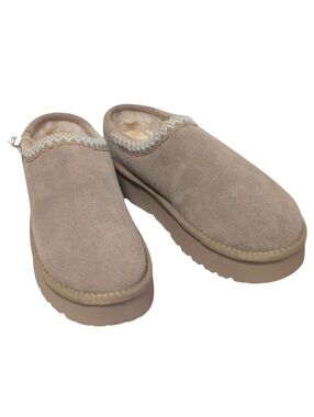 Cushionaire Kabuki Platform Boots Slippers Indoor/Outdoor WIDE